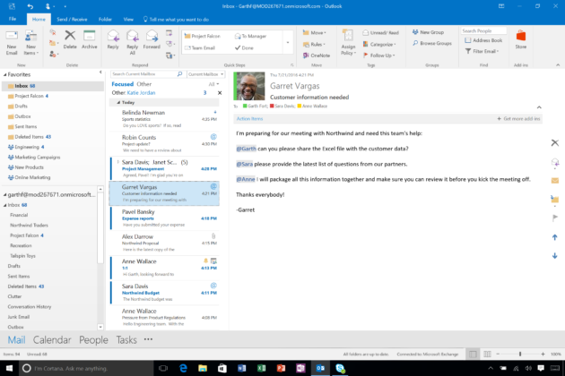 Microsoft outlook for mac focused inbox